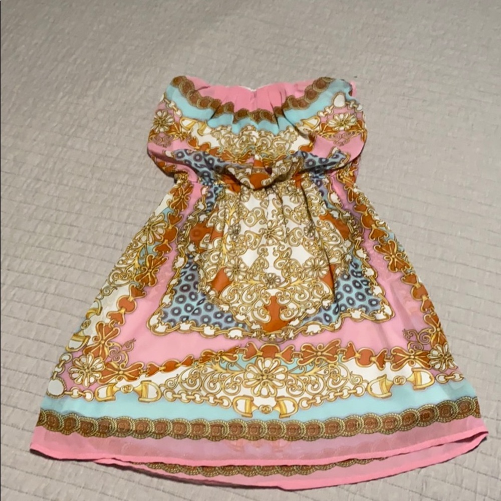 Pink summer dress